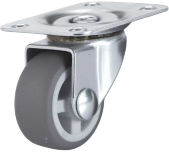 Изображение товара Поворотное колесо Brante 30 мм на площадке сер.рез. NF-04 104112