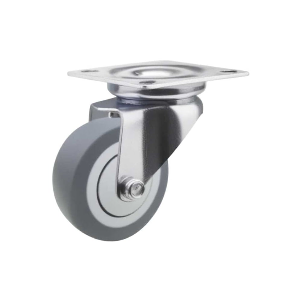 Изображение товара Поворотное колесо Brante 50 мм на платформе с серой резиной NF-00790120