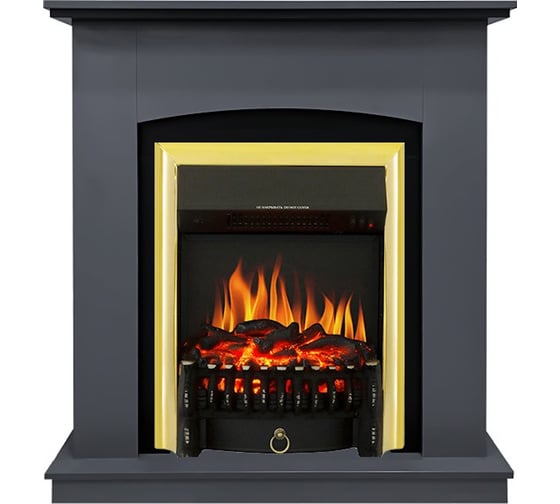 Изображение товара Каминокомплект Royal Flame Вarcelona std (graphite grey) разборный портал и очаг fobos fx brass 64954230