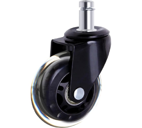 Изображение товара Поворотное колесо Brante D 75 мм на штыре M11 для кресла, силикон 104311