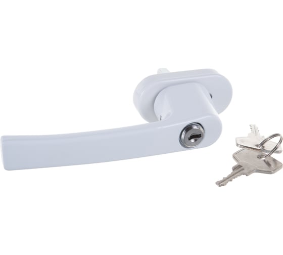 Изображение товара Оконная ручка с ключом Brante белая 700010