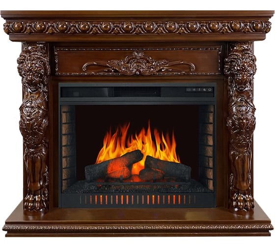Изображение товара Каминокомплект Royal Flame Wndsor (темный дуб) портал и очаг vision 30 ef led fx 64949189