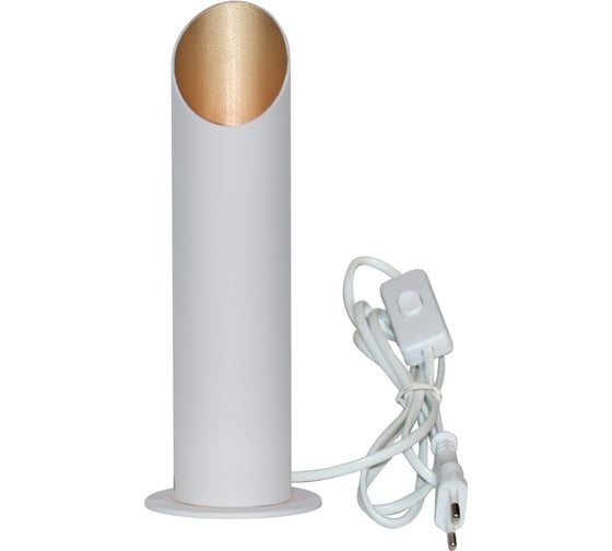 Изображение товара Светильник настольный ЭЛЕТЕХ Соната 250 ННБ 63-60-009 бел.зол./шнур бел. ИМ 1005405286