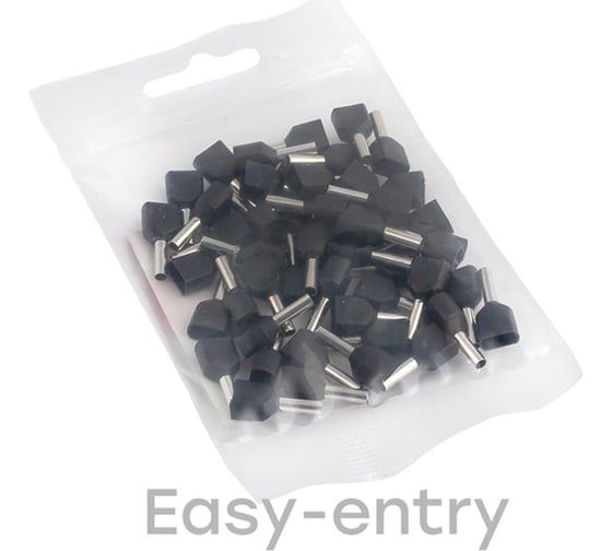 Изображение товара Штыревой втулочный изолированный наконечник EKF НШвИ(2) 1,5-8 50 шт. PROxima nhvi2-1.5-8