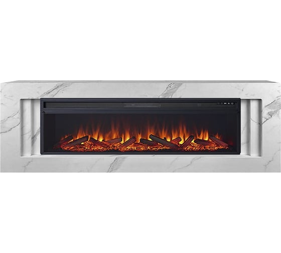 Изображение товара Каминокомплект Royal Flame Line разборный sft (white marble) портал и очаг vision 60 log led 64954150