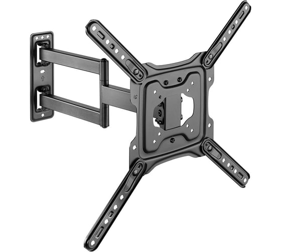Изображение товара Кронштейн-крепление для ТВ SONNEN настенный, до 35 кг, Vesa 75x75-400x400, 32-55, черный 455946