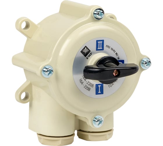 Изображение товара Пакетный переключатель EKF PROxima ПП 2-16/Н2 М2, пл. IP56 pp-2-16-4