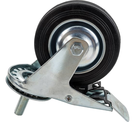 Изображение товара Колесо промышленное поворотное крепление болтом М12 с тормозом SCTB42 100 мм MFK-TORG 4009100 М12