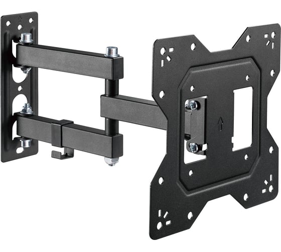 Изображение товара Кронштейн-крепление для Тв SONNEN настенный, до 30 кг, Vesa 100x100-200x200, 23-43, черный 455947