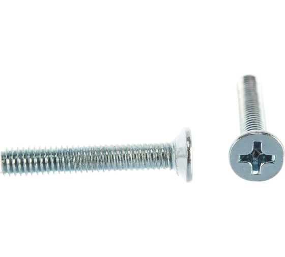 Изображение товара Винт КРЕП-КОМП потайной, цинк DIN965 4х25 100шт вп425мф