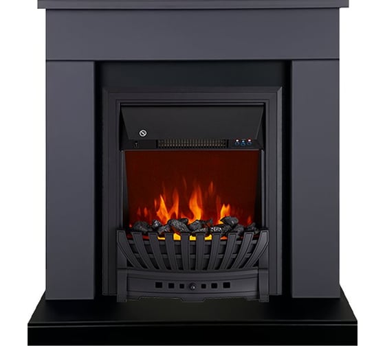 Изображение товара Каминокомплект Royal Flame Bergen std sft (graphite grey) разборный портал и очаг aspen black 64952723