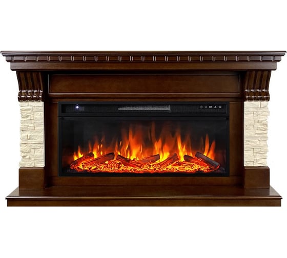 Изображение товара Каминокомплект Royal Flame Denver (темный дуб) портал и очаг vision 42 log led 64947195