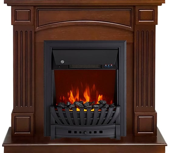 Изображение товара Каминокомплект Royal Flame Boston std (темный дуб) портал и очаг aspen black 64949035