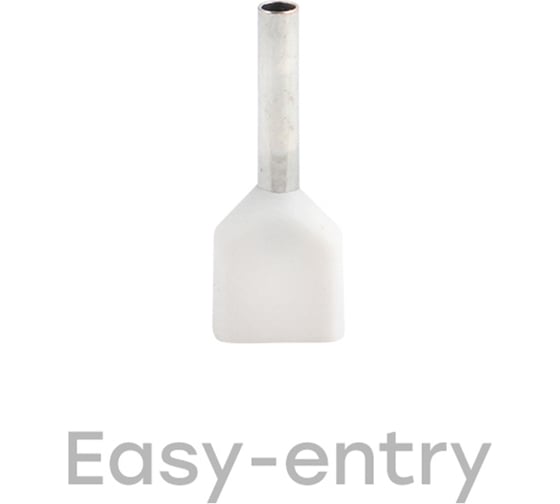 Изображение товара Наконечник EKF штыревой втулочный изолированный НШвИ(2) 0,5-8 50 шт. PROxima nhvi2-0.5-8