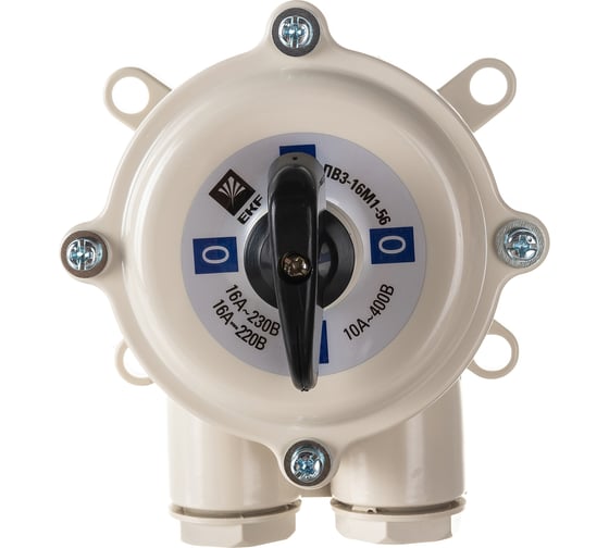 Изображение товара Пакетный выключатель EKF ПВ 3-16 М1 пл. IP56 PROxima pv-3-16-4