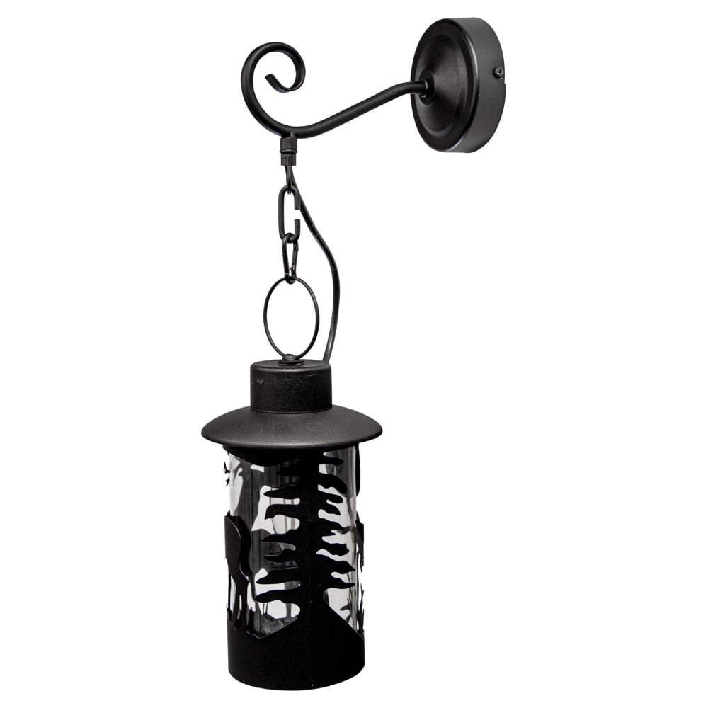 Изображение товара Настенный светильник ЭЛЕТЕХ Шервуд черный 100 Вт IP43 архитектурный