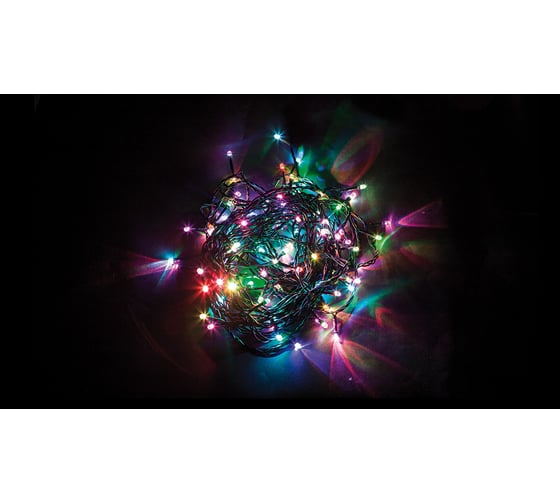 Изображение товара Гирлянда FERON 230V 40 LED мульти, IP 20, шнур 1,5м CL03 32289