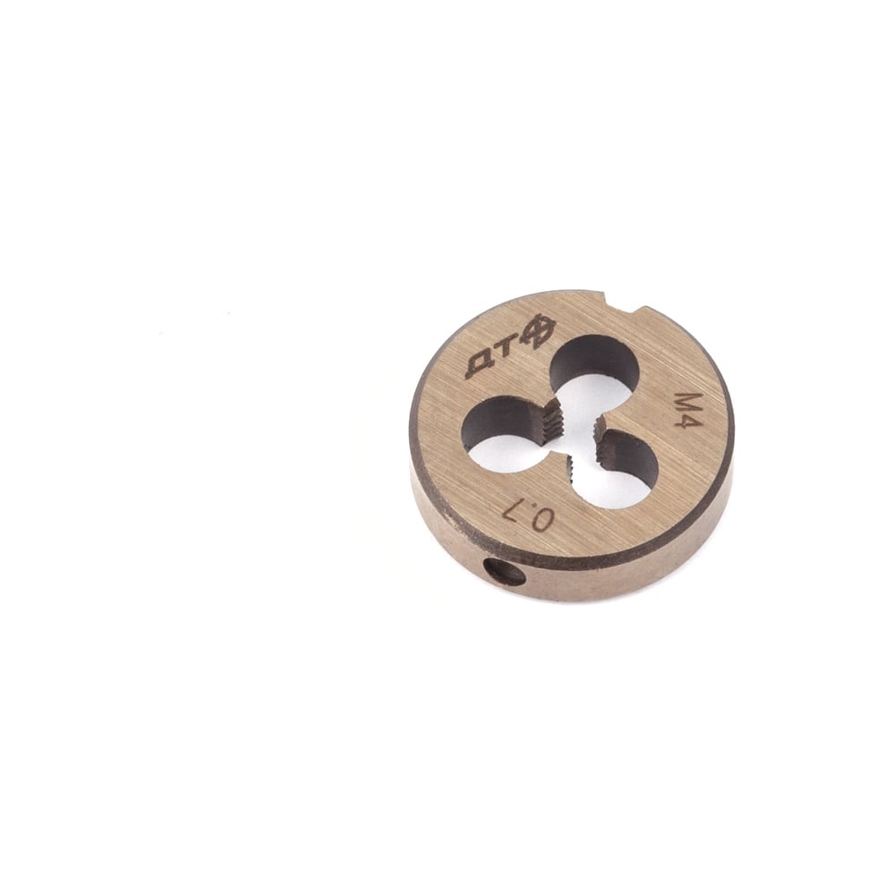 Изображение товара Плашка Дело Техники M4*0.7 мм для нарезания внутренней резьбы из HSS 4341