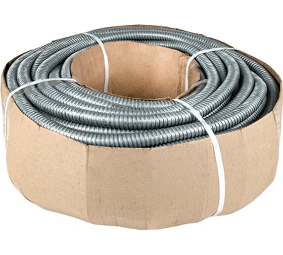 Изображение товара Металлорукав EKF Р3-ЦХ-20 с протяжкой 50м PROxima mrzn-20-50