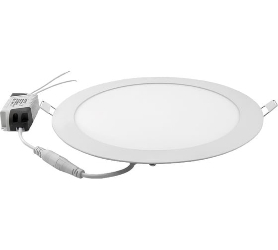 Изображение товара Светодиодный встраиваемый светильник General Lighting Systems круг 18W D223 (2 шт уп.) 412172