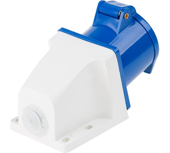 Изображение товара Розетка REXANT 123 стационарная 2Р+РЕ 32А 220В IP44 11-8912