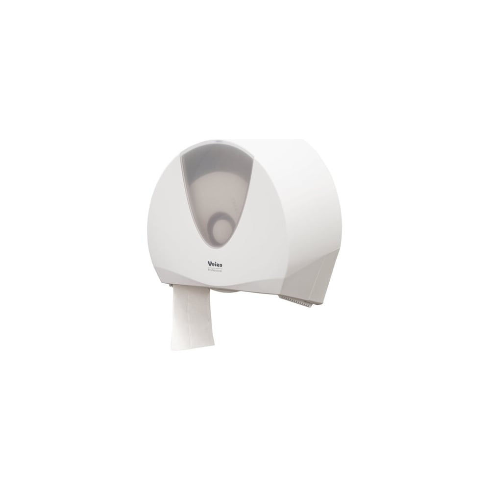фото Диспенсер для туалетной бумаги veiro professional в больших и средних рулонах prof jumbo белый