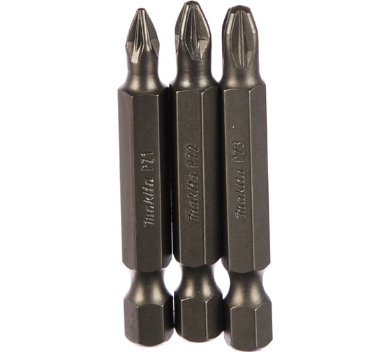 Изображение товара Набор бит (3 шт; PZ1/PZ2/PZ3; 50 мм) Makita B-26185