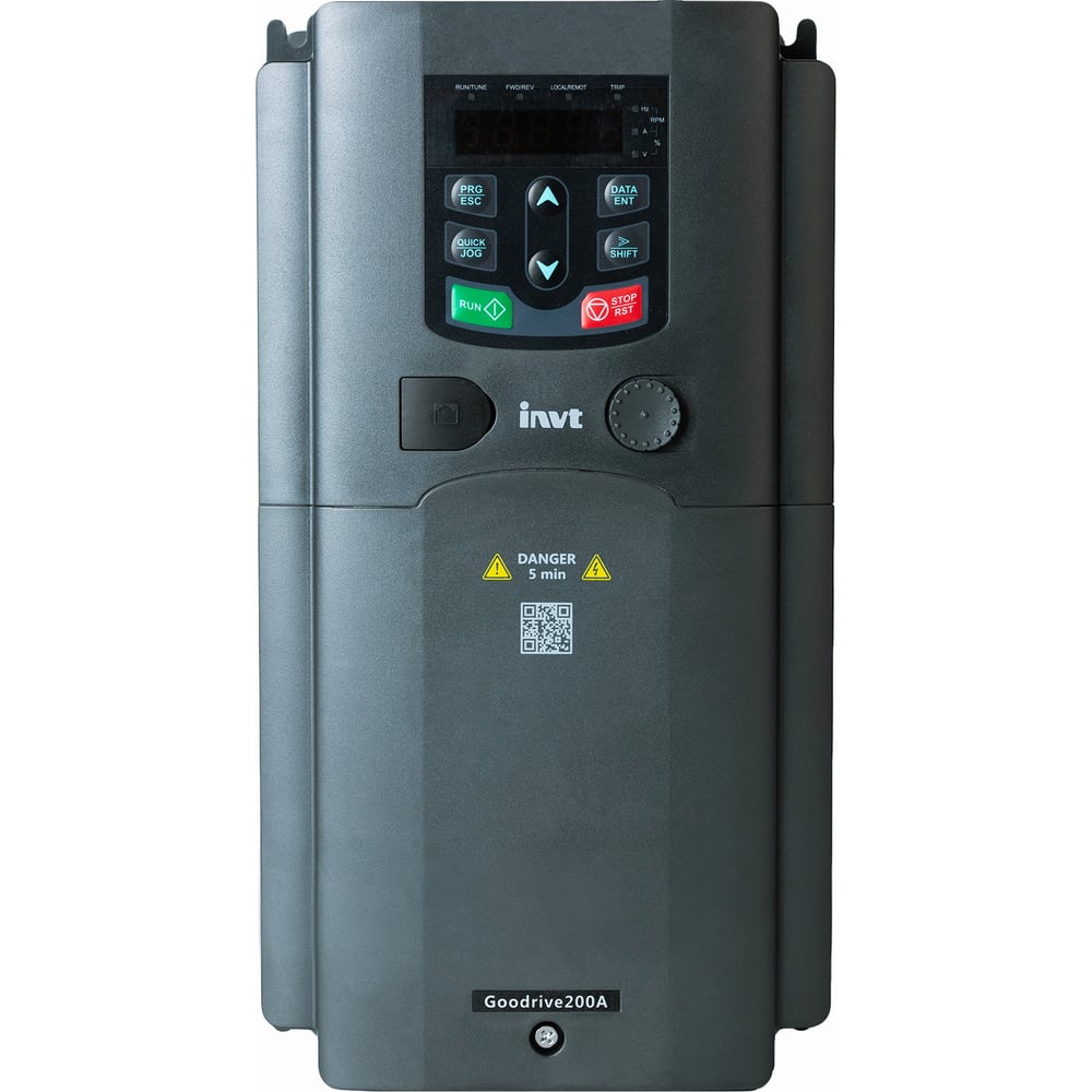 Изображение товара Частотный преобразователь INVT GD200A 5.5/7.5 кВт 380В IP20 с RS-485