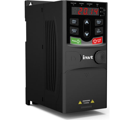 Изображение товара Частотный преобразователь INVT GD20 0,75 кВт 380В IP20 (GD20-0R7G-4) 90001-01094
