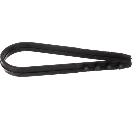 Изображение товара Дюбель-хомут Урал ПАК черный, 11-18 мм, упаковка 50 шт. АЭ-5050018-050