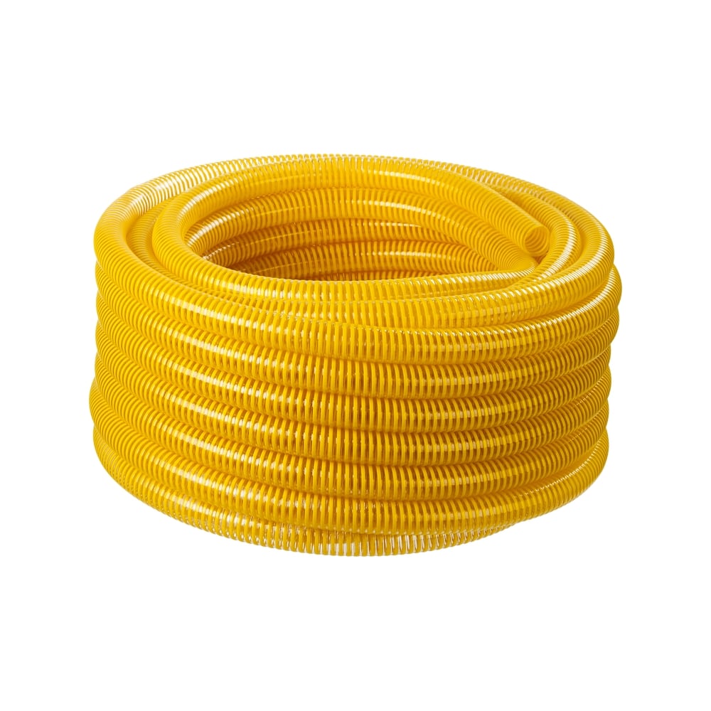 Изображение товара Шланг напорно-всасывающий 25 мм, 30 м, желтый, пвх, 16 атм ООО Дрим Пул Д13317