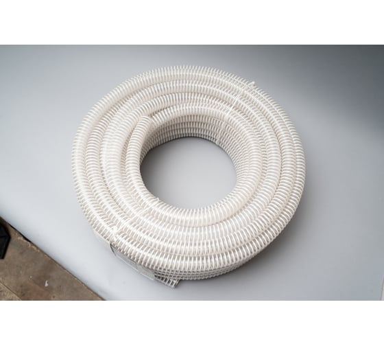 Изображение товара Шланг напорно-всасывающий 25 мм, 30 м, прозрачный, пвх, 4 атм ООО Дрим Пул Д15758