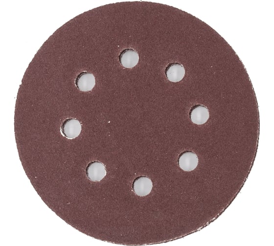 Изображение товара Круг абразивный перфорированный на ворсовой основе, под липучку, оксид алюминия, Р80, 150 мм, 5 шт РемоКолор 45-9-287