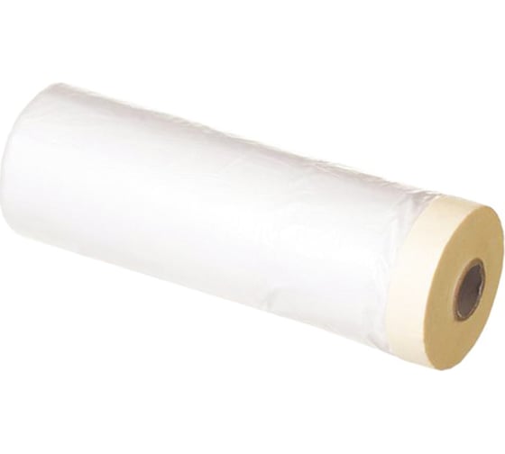 Изображение товара Плёнка защитная полиэтиленовая прозрачная HDPE, 4x5 м, 15 мкм РемоКолор 09-0-003
