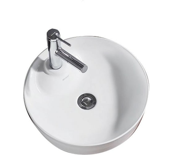 Изображение товара Накладная раковина Bravat с отверстием для смесителя C22239W-1-ENG 00-00021191