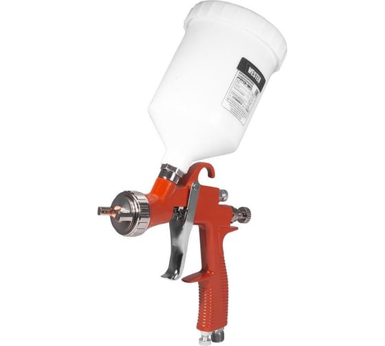 Изображение товара Краскопульт Wester FPG-30 LVLP, сопло 1.5 мм, макс 110 л/мин, бак 0.6 л 55182