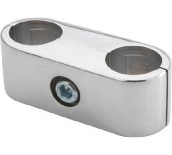 Изображение товара Соединитель AKS 503А двойной параллельный, трубы d25 мм, хром 14308