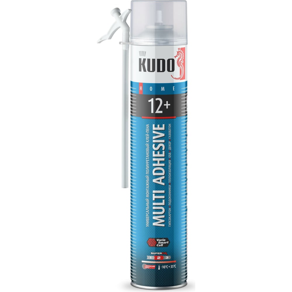 Всесезонный бытовой монтажный полиуретановый клей-пена KUDO всесезонный бытовой монтажный полиуретановый клей пена kudo