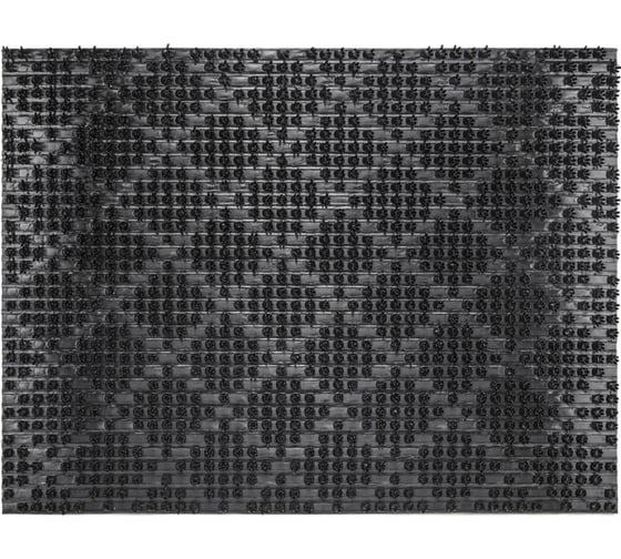 Изображение товара Коврик-щетинка Sunstep ромб, 45x60 см, черный 76-103