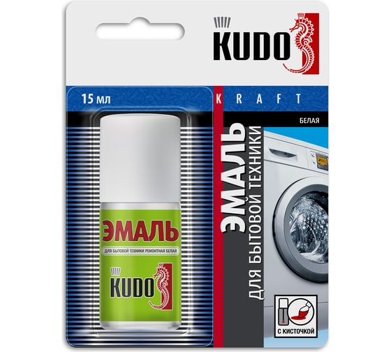 Изображение товара Эмаль для для ванн с кисточкой KUDO KU-7K1301