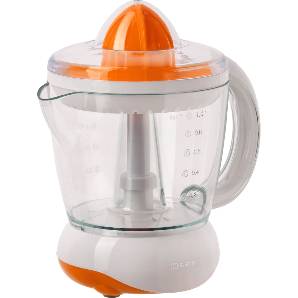 Изображение товара Электрическая соковыжималка для цитрусовых TDM ELECTRIC Фреш 1 40 Вт 1 л оранжевая