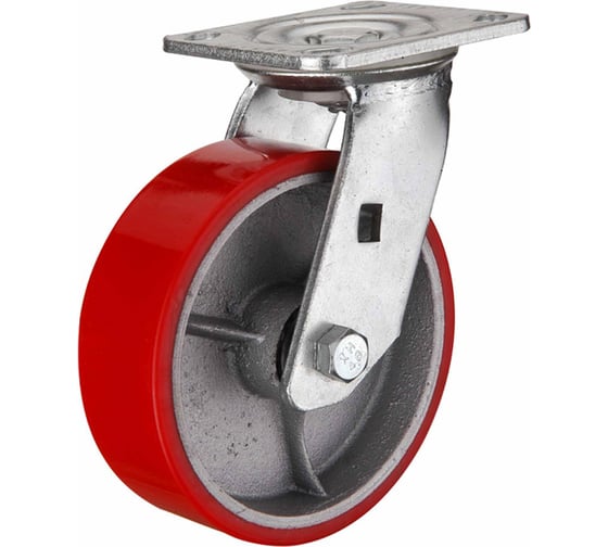 Изображение товара Колесо большегрузное полиуретановое поворотное SCP42 100 мм MFK-TORG 1043100