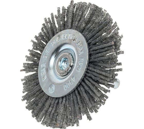 Изображение товара Щётка круглая абразивная №093 (63 мм; абразивная проволока) для дрели АТАКА 6306306555 22393