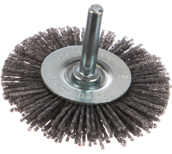 Изображение товара Щётка круглая абразивная №093 (63 мм; абразивная проволока) для дрели АТАКА 6306306555 22393