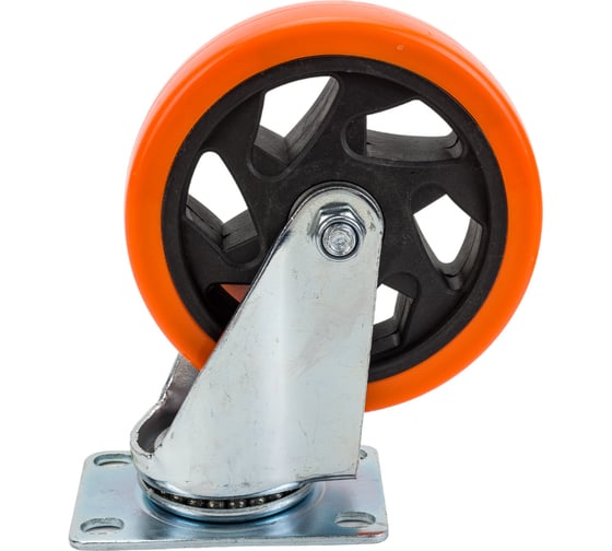 Изображение товара Колесо большегрузное полиуретановое поворотное PVC Medium 125 мм MFK-TORG 4023125 PVC