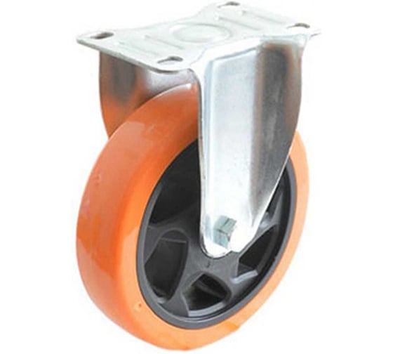 Изображение товара Колесо большегрузное полиуретановое неповоротное PVC Medium 100 мм MFK-TORG 4021100 PVC