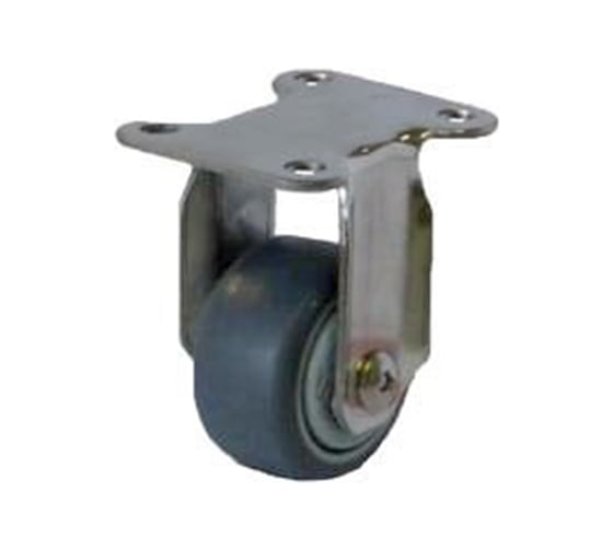 Изображение товара Колесо серая мягкая резина неповоротное SUS 304 50 мм MFK-TORG 3052050НЕРЖ