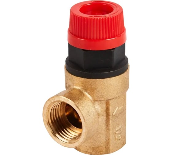 Изображение товара Клапан спускной Heizen 1/2", на 6 атмосфер 1/2’’F*F 6BAR/135005601