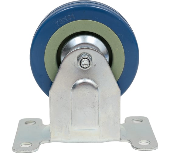 Изображение товара Колесо серая резина неповоротное FCG93 75 мм MFK-TORG 3052075