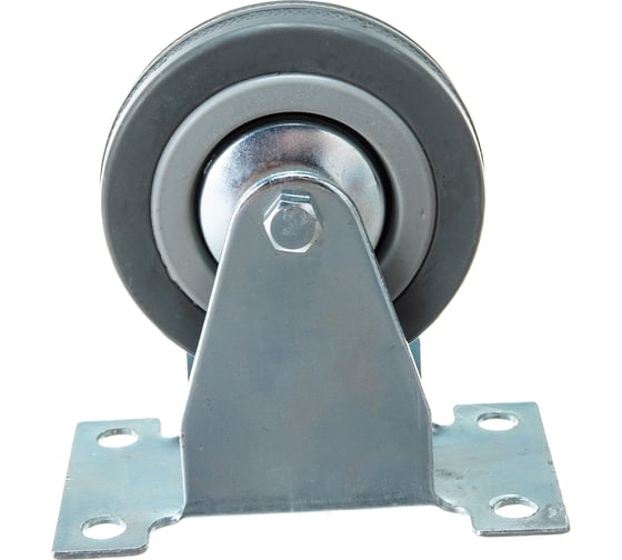 Изображение товара Колесо серая мягкая резина неповоротное FCG93 75 мм MFK-TORG 5052075М